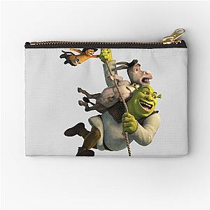 Shrek, Donkey and Puss in Boots from Shrek Movie Zipper Pouch