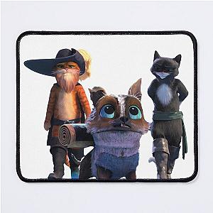 funny friendship - cute puss in boots Mouse Pad