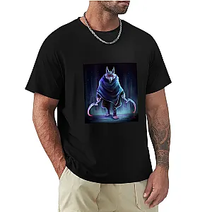 The Death Wolf Puss In Boots Cartoon Print T-shirts