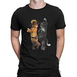 Men Paladin Cat Puss in Boots The Heartbreaking Bittersweet Tale Of The West T-shirts