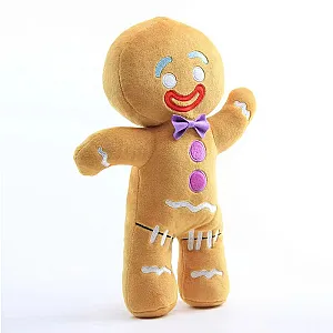 36cm Yellow Gingy the Gingerbread Man Puss in Boots Stuffed Toy Plush