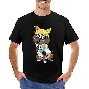 Perrito From Puss in Boots Cartoon Print T-Shirt