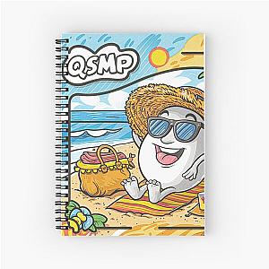 qsmp eggs sitting on the beach Spiral Notebook