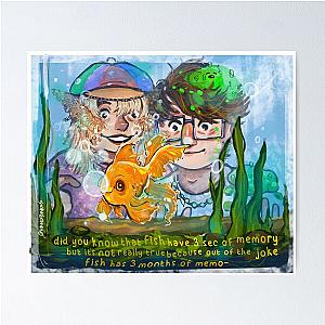 QSMP Baghera and QSMP Slimecicle Poster