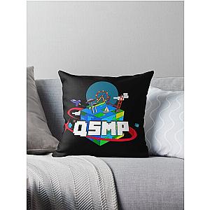 QSMP logo Throw Pillow
