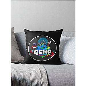 QSMP logo sticker Throw Pillow