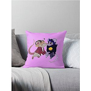 QSMP rat tubbo & rat pactw Throw Pillow