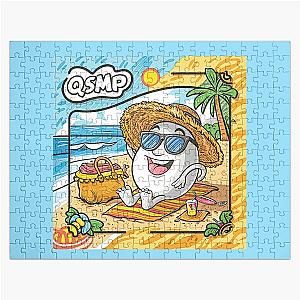 qsmp eggs sitting on the beach Jigsaw Puzzle