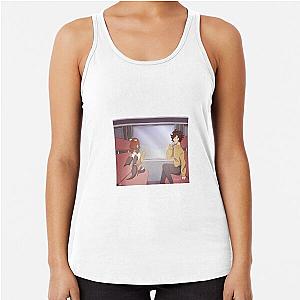 qsmp train ride ! ( wilbur and tallullah  Racerback Tank Top