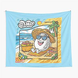 qsmp eggs sitting on the beach Tapestry