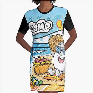 qsmp eggs sitting on the beach Graphic T-Shirt Dress