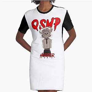 QSMP Cucurucho Horror Graphic T-Shirt Dress