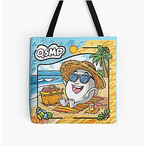 qsmp eggs sitting on the beach All Over Print Tote Bag