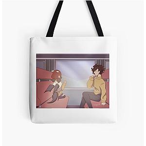 qsmp train ride ! ( wilbur and tallullah  All Over Print Tote Bag