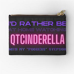 QTCinderella poggers stepson twitch youtube content creator Zipper Pouch