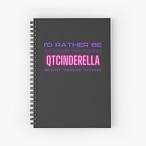 QTCinderella poggers stepson twitch youtube content creator Spiral Notebook