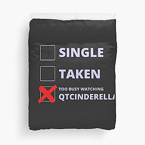 QTCinderella Funny Single Taken Duvet Cover