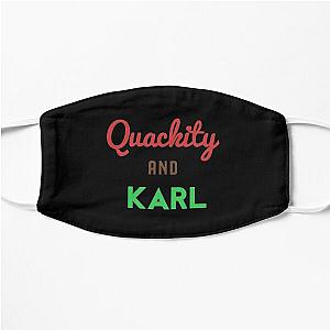 Quackity Face Masks - Quackity And Karl  Flat Mask RB2905
