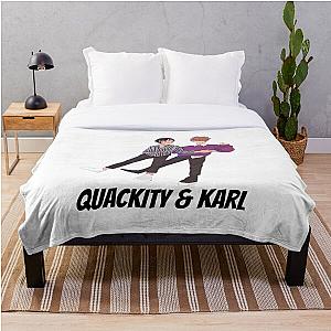 Quackity Bedding Sets - Quackity and Karl Throw Blanket RB2905