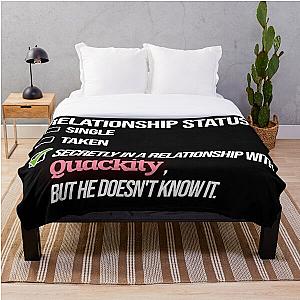 Quackity Bedding Sets - Relationship with Quackity Throw Blanket RB2905