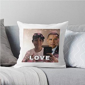 Quackity Pillows - Quackity and Obama  Throw Pillow RB2905