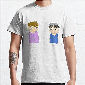 Quackity T-Shirts - Quackity and Karl animation Classic T-Shirt RB2905