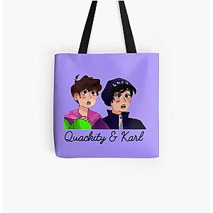 Quackity Bags - Quackity and Karl All Over Print Tote Bag RB2905