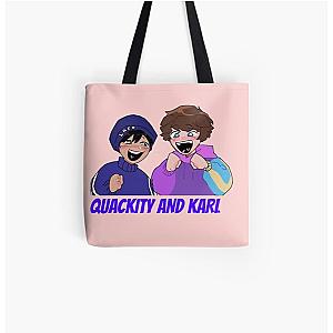 Quackity Bags - Quackity and Karl All Over Print Tote Bag RB2905