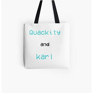 Quackity Bags - Quackity and Karl All Over Print Tote Bag RB2905
