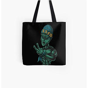 Quackity Bags - Quackity beanie All Over Print Tote Bag RB2905