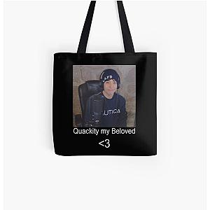 Quackity Bags - Quackity my beloved All Over Print Tote Bag RB2905