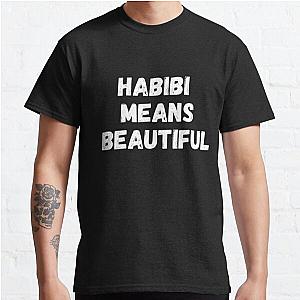 Quackity T-Shirts - Habibi Means Beautiful - Quackity Beanie - Bold White  Classic T-Shirt RB2905