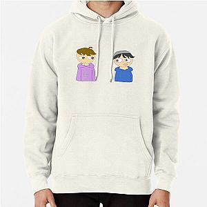 Quackity Hoodies - Quackity and Karl animation Pullover Hoodie RB2905