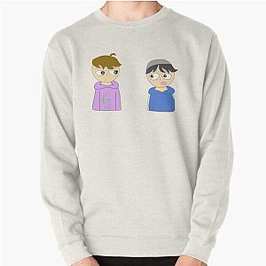 Quackity Sweatshirts - Quackity and Karl animation Pullover Sweatshirt RB2905