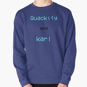 Quackity Sweatshirts - Quackity and Karl Pullover Sweatshirt RB2905