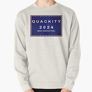 Quackity Sweatshirts - Quackity Beanie Pullover Sweatshirt RB2905
