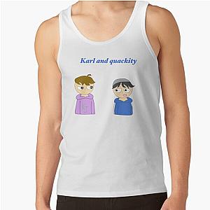 Quackity Tank Tops - Quackity and Karl animation Tank Top RB2905