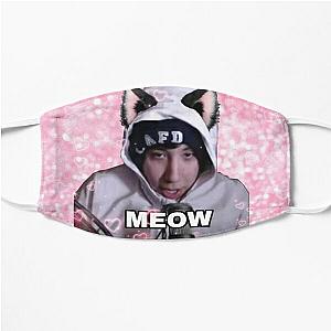 Quackity Face Masks - Quackity catboy meow Flat Mask RB2905