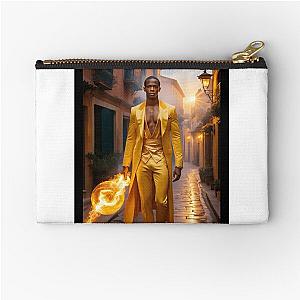 Quando Rondo in a yellow suit and jacket Zipper Pouch