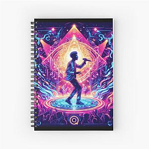 Quando Rondo Magical Artsy Fan Art Stage Performance Spiral Notebook