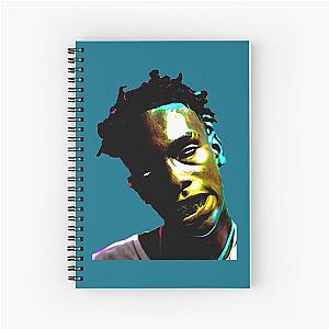 We All Shine Ynw Melly Quando Rondo Rave Acid Spiral Notebook