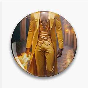 Quando Rondo in a yellow suit and jacket Pin