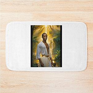 Quando Rondo in White Robe Bath Mat