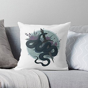 Original qotsa snake Throw Pillow RB1911