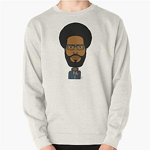 Hip hop drummer drawn portrait. (Color  Hoodie) Pullover Sweatshirt