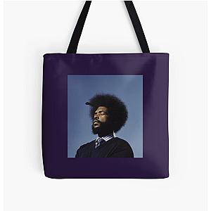 Questlove Graphic All Over Print Tote Bag