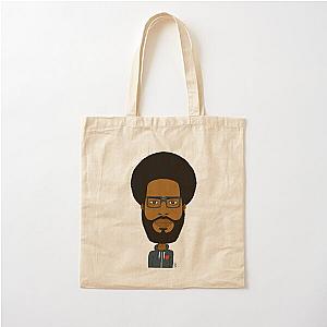 Hip hop drummer drawn portrait. (Color  Hoodie) Cotton Tote Bag