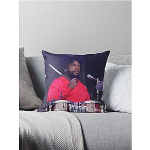 Questlove - The Roots - Photograph Throw Pillow