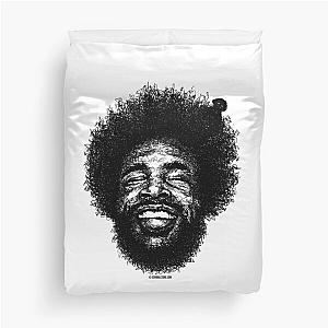 Scribbled Drummer Duvet Cover