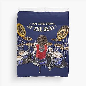drummer the king of the beat ! Duvet Cover